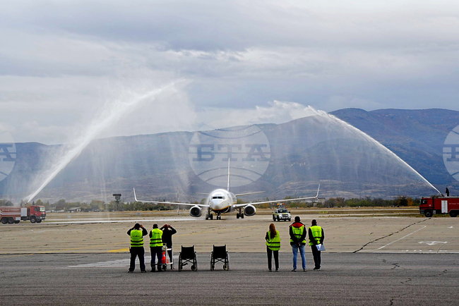 Plovdiv Airport Welcomes First Flight from Milan with Official Ceremony