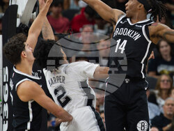 Nets Spurs Basketball