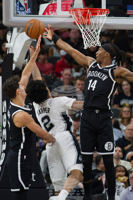 Nets Spurs Basketball