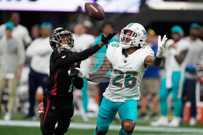 APTOPIX Dolphins Falcons Football