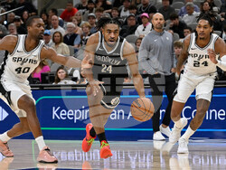 Nets Spurs Basketball