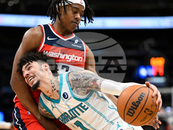 APTOPIX Hornets Wizards Basketball