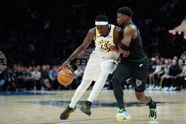 Pacers Timberwolves Basketball