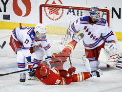 Rangers Flames Hockey