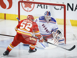 Rangers Flames Hockey