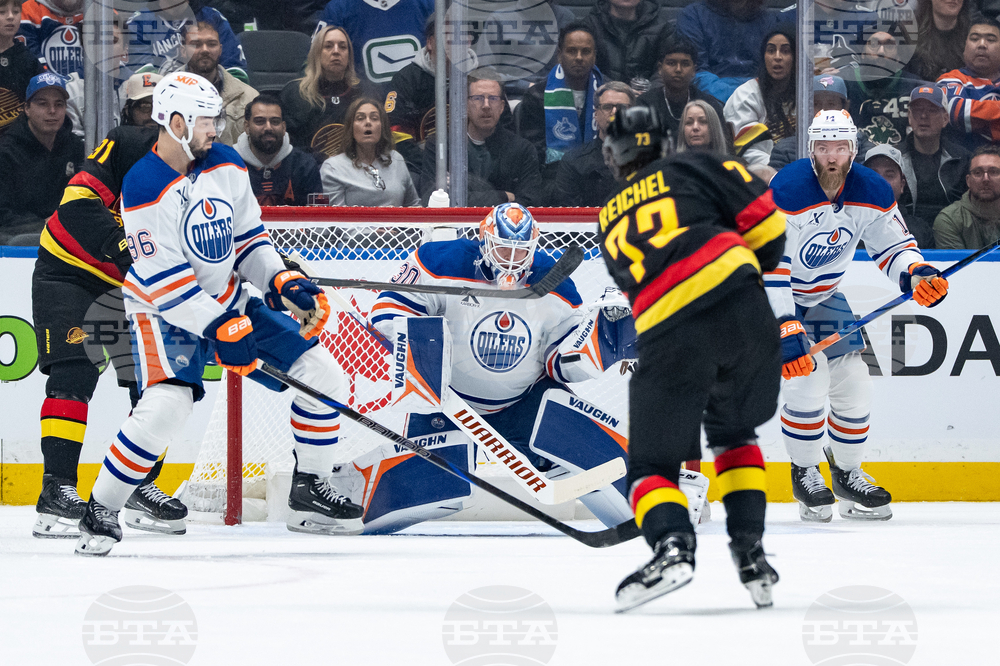 Oilers Canucks Hockey