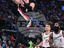 Trailblazers Clippers Basketball