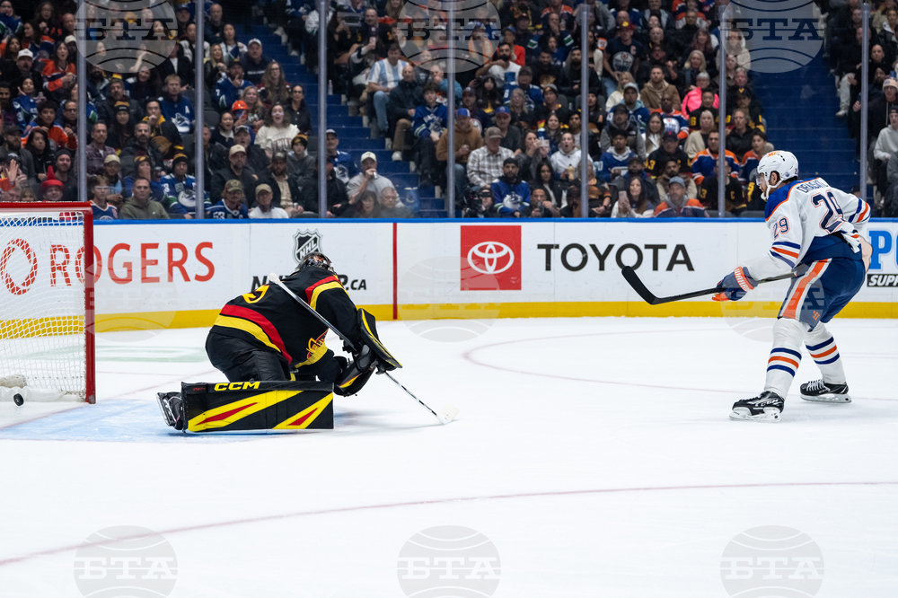 Oilers Canucks Hockey