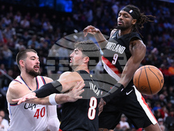 Trailblazers Clippers Basketball