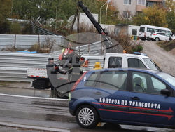 Наводнени трамвайни линии - аварийно почистване