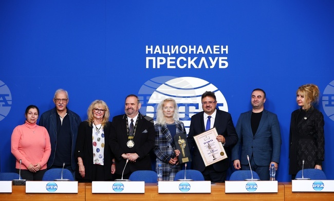 Съюзът на народните читалища отличи генералния директор на БТА Кирил Вълчев с приза „Следовник на народните будители“