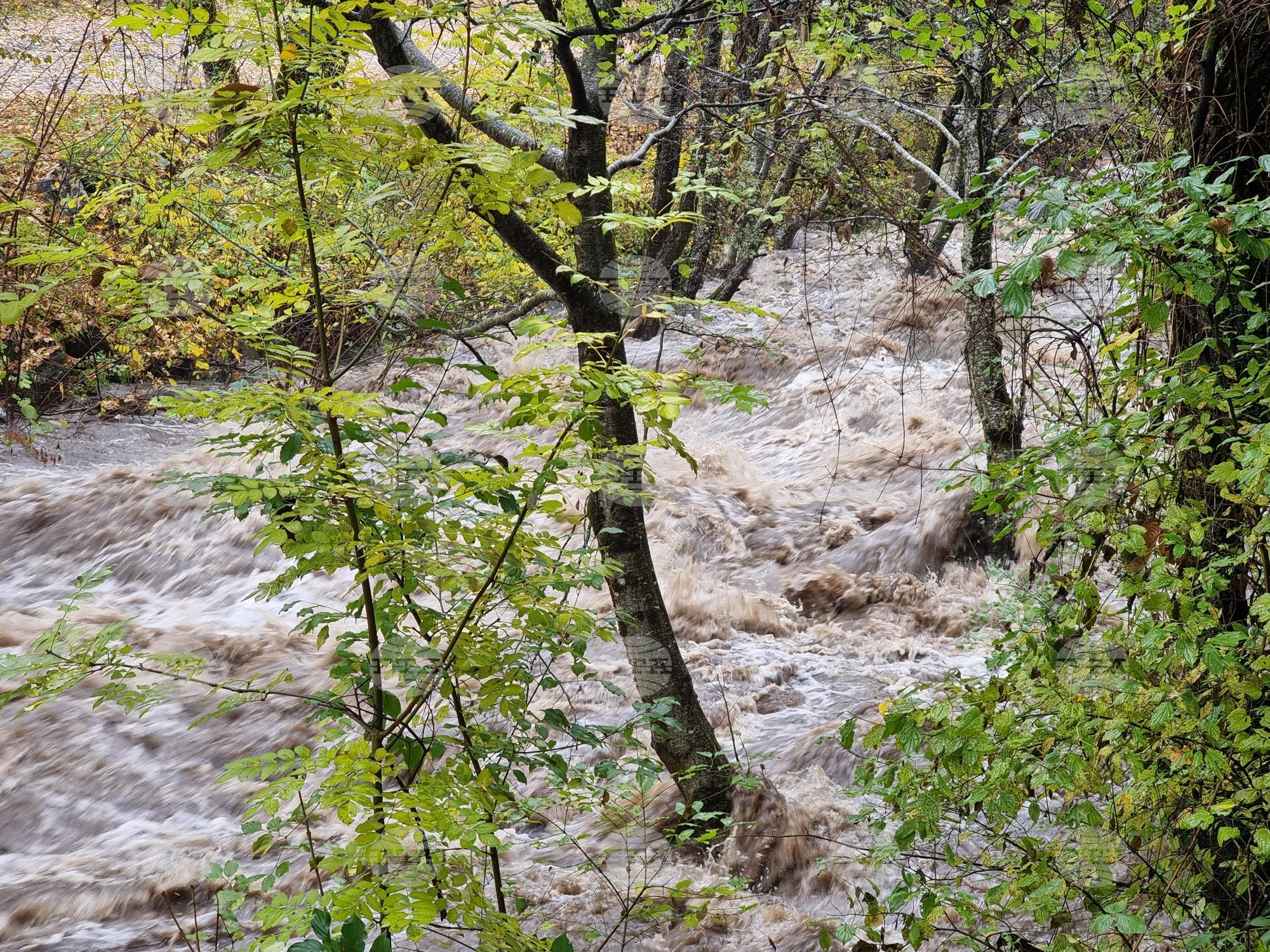 Nivo rek Mesta in Struma se je povišal v Zahodnobelomoranskem bazenu