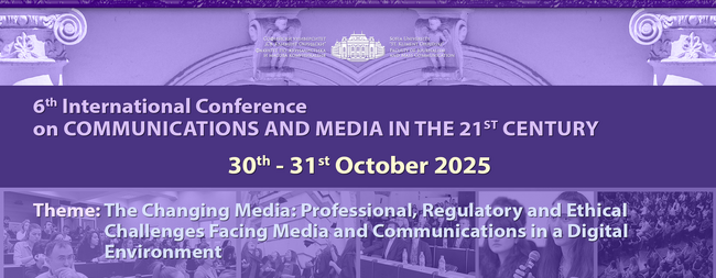 ФЖМК организира международна конференция „The Changing Media: Professional, Regulatory and Ethical Challenges Facing Media and Communications in a Digital Environment“