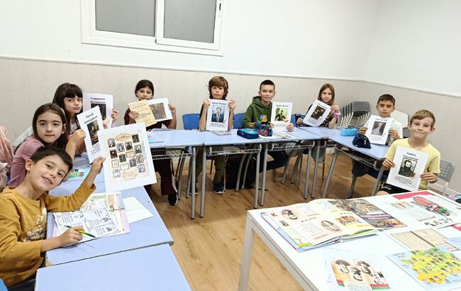 Тематични занятия за Деня на народните будители бяха организирани в Българското училище „Св. св. Кирил и Методий“ в Мойет Дел Вайес, Испания