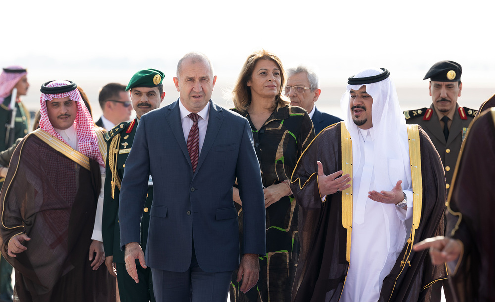 President Radev Arrives in Saudi Arabia
