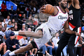APTOPIX Trailblazers Clippers Basketball