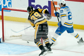 Blues Penguins Hockey