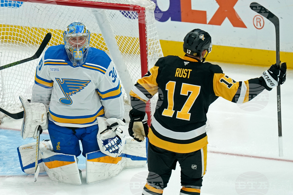 Blues Penguins Hockey