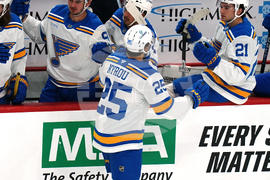 Blues Penguins Hockey