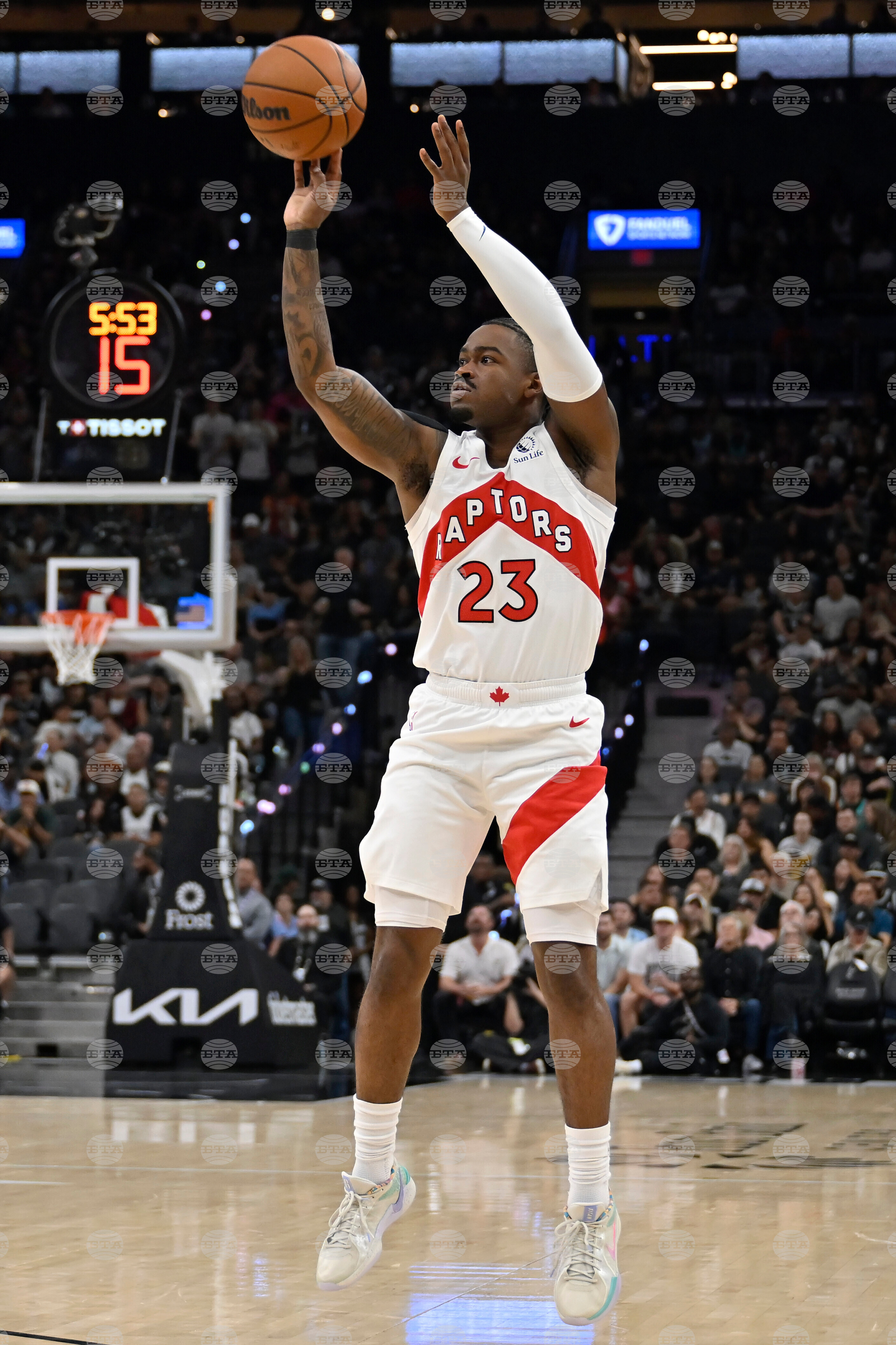 Raptors Spurs Basketball