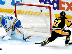 Blues Penguins Hockey