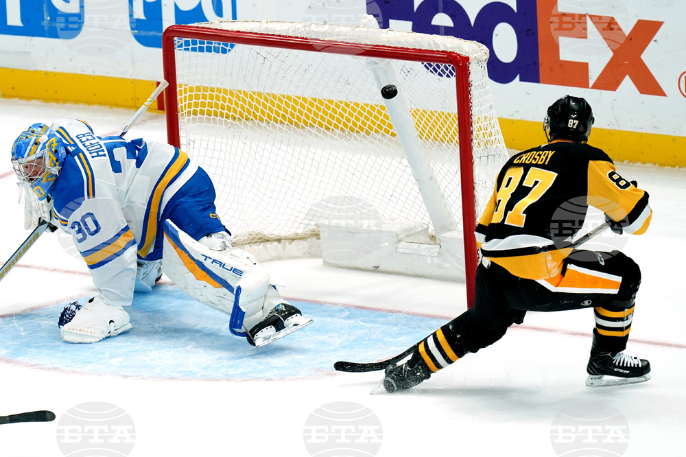 Blues Penguins Hockey