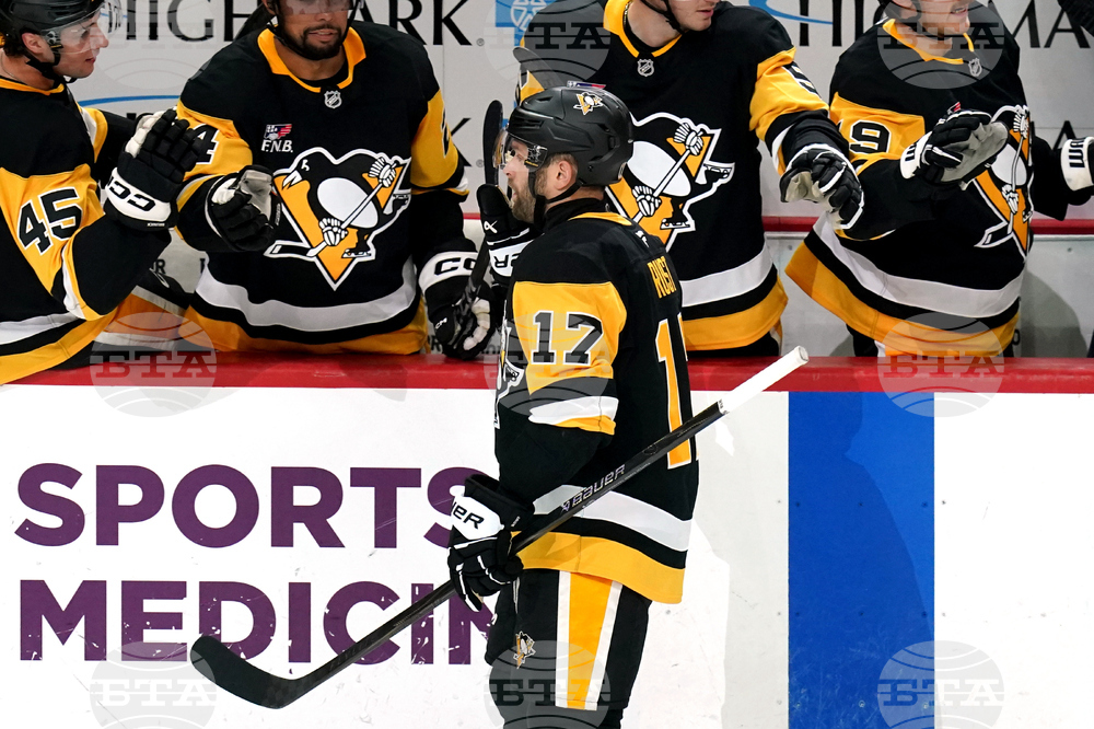 Blues Penguins Hockey