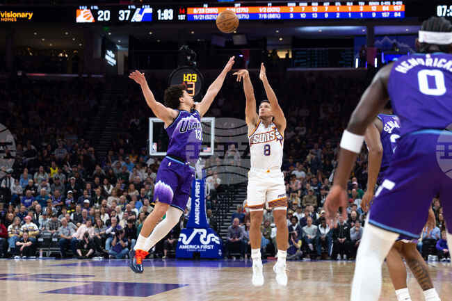 Suns Jazz Basketball