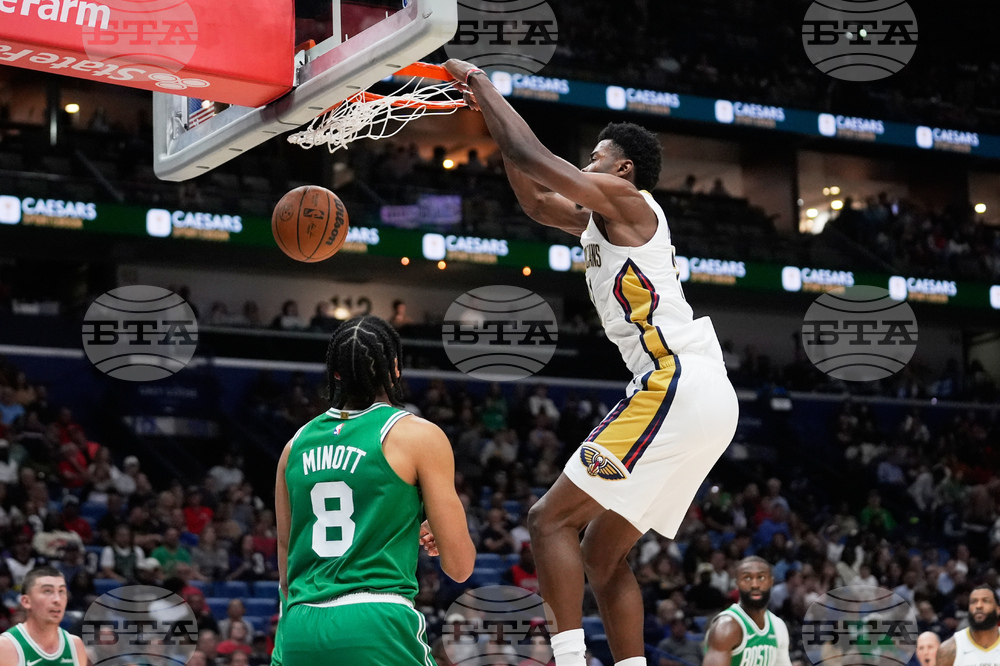 Celtics Pelicans Basketball