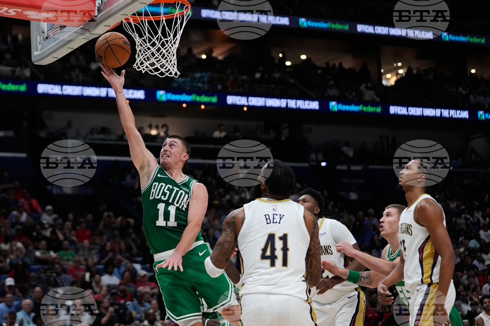 Celtics Pelicans Basketball