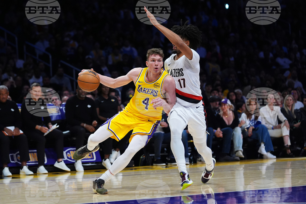 Trail Blazers Lakers Basketball