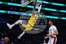 Trail Blazers Lakers Basketball