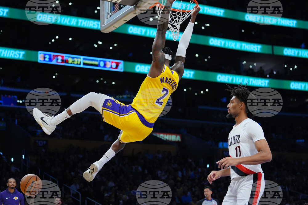 Trail Blazers Lakers Basketball