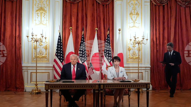 Тръмп се срещна с новата японска премиерка Такаичи, страните подписаха търговско споразумение