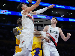 Blazers Lakers Basketball