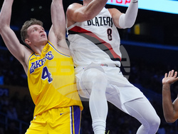 Blazers Lakers Basketball