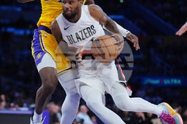 Blazers Lakers Basketball