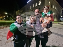 Плевен - факелно шествие - ученици