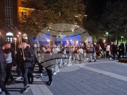 Плевен - факелно шествие - ученици