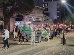 Плевен - факелно шествие - ученици