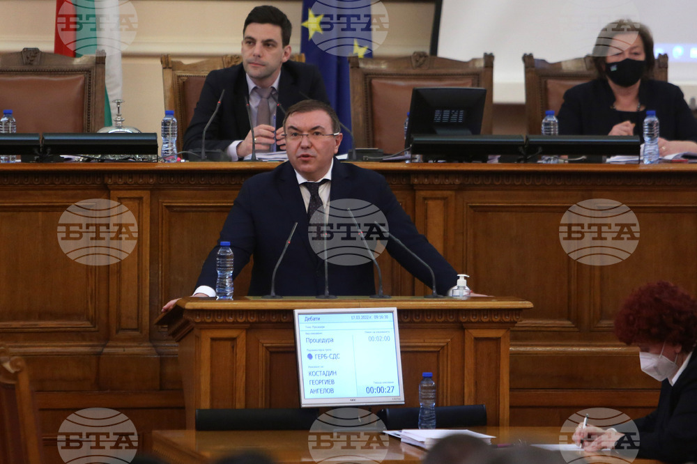 Парламент - заседание - Костадин Ангелов