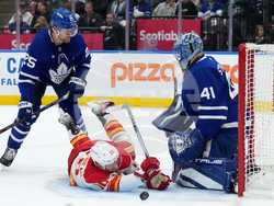 Flames Maple Leafs Hockey