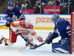 Flames Maple Leafs Hockey