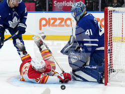 Flames Maple Leafs Hockey