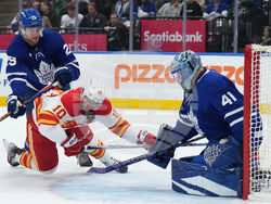 Flames Maple Leafs Hockey