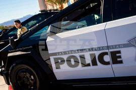 Las Vegas Police Cybertrucks