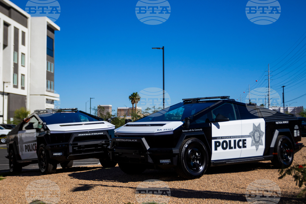 Las Vegas Police Cybertrucks