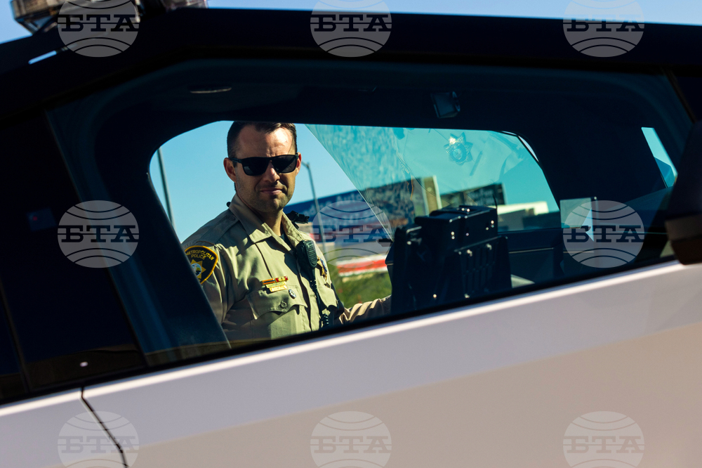 Las Vegas Police Cybertrucks