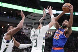 Knicks Bucks Basketball