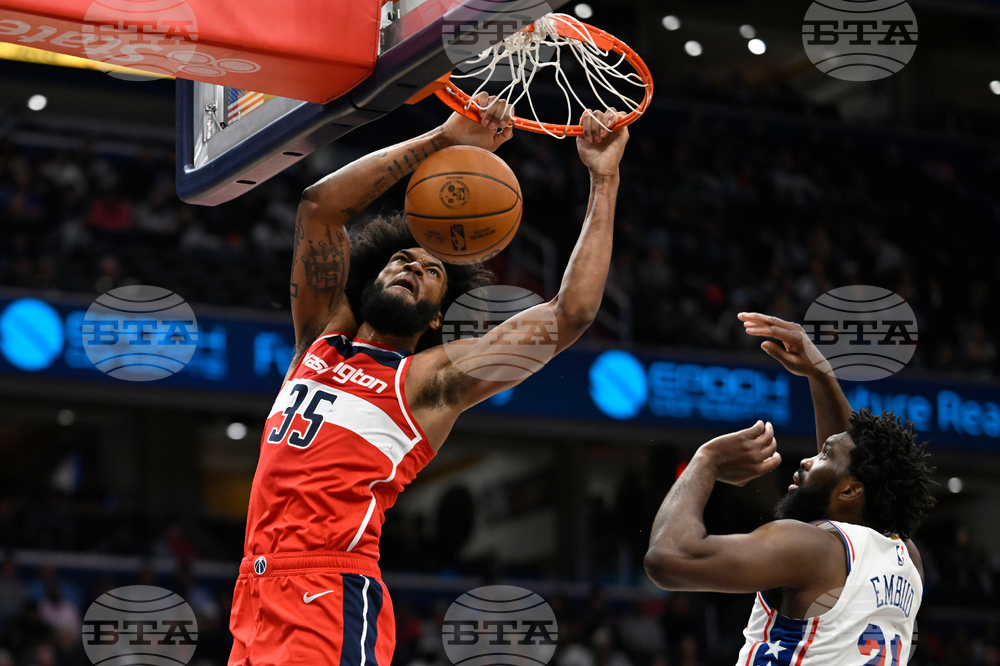 76ers Wizards Basketball